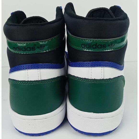 Adidas  Top Ten RB Men\'s Size 10.5  Leather Shoes FZ6199 Lucid Blue Black Green